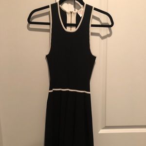 Parker Trim Black/White Dress